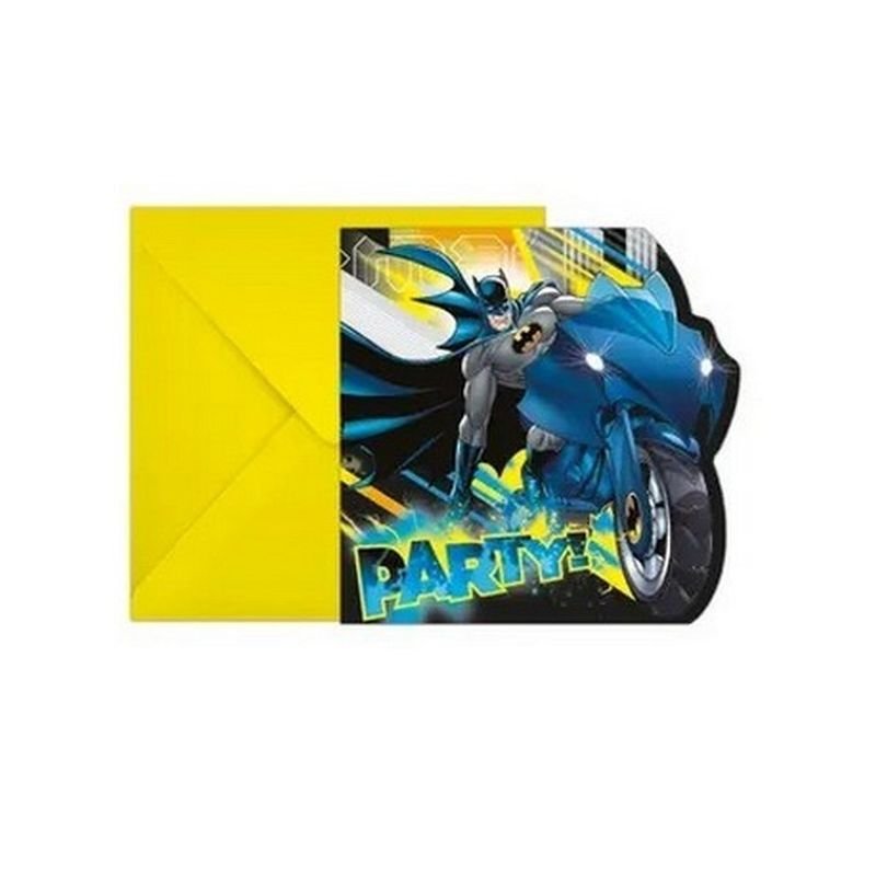 6 INVITI BATMAN