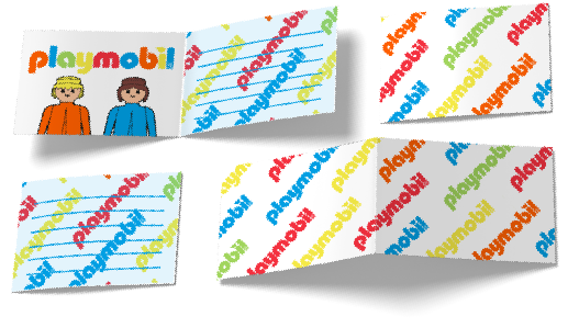 6 inviti Playmobil 240 x 80 mm