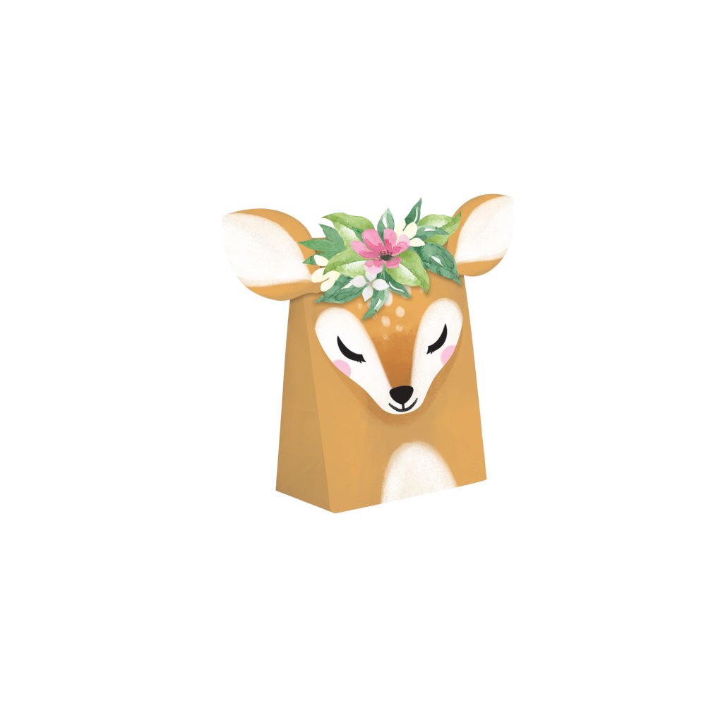 8 sacchetti di carta DEER LITTLE ONE