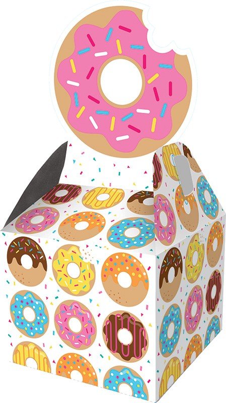 8 SCATOLE REGALO 23 x 9 x 9 CM DONUT TIME