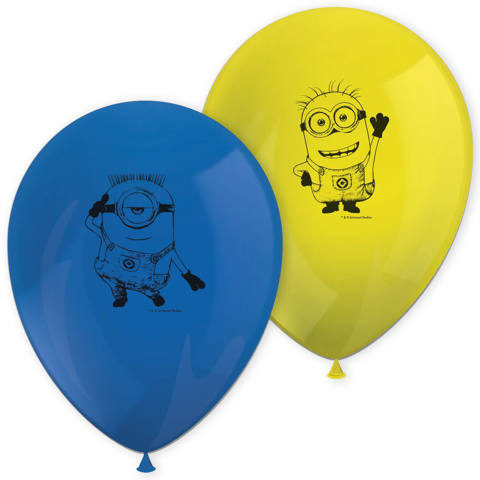 8 ballons en latex Minions