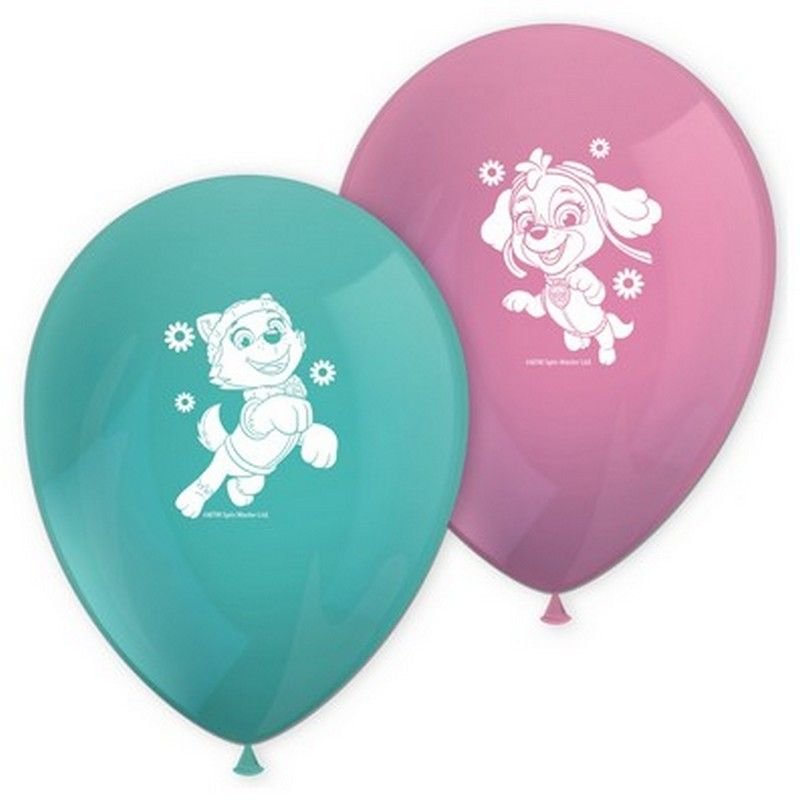 8 palloncini in lattice Skye Paw Patrol