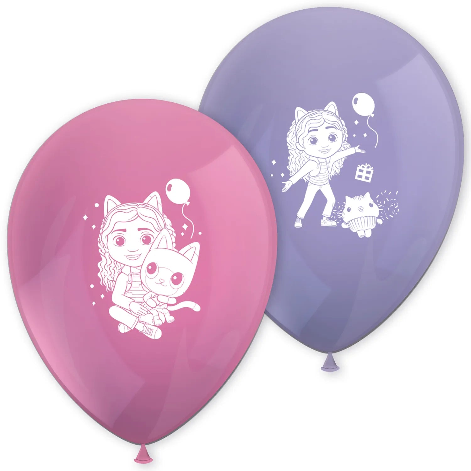 8 BALLONS EN LATEX POUR LA MAISON DE POUPÉE DE GABBYS