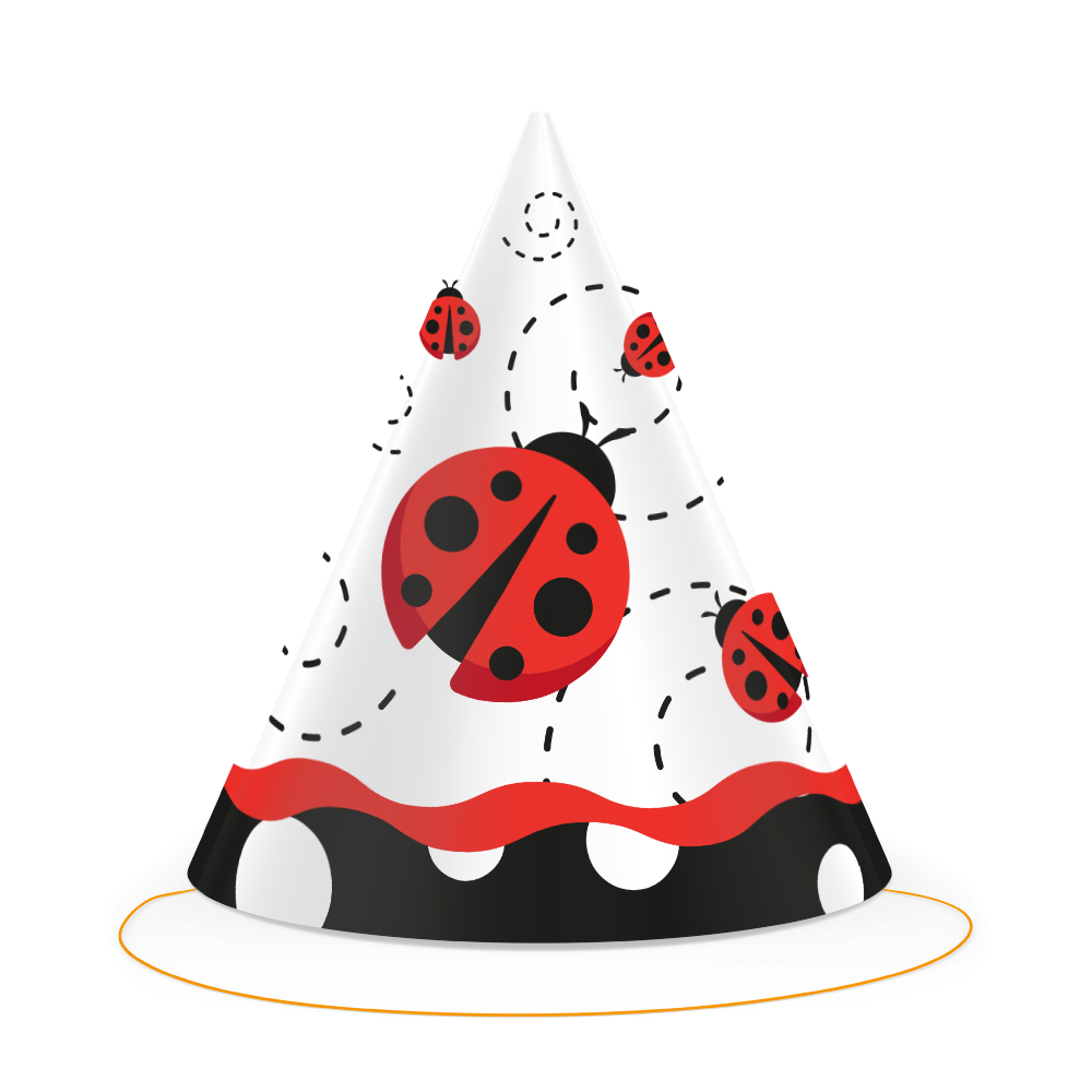 6 CHAPEAUX COCCINELLE