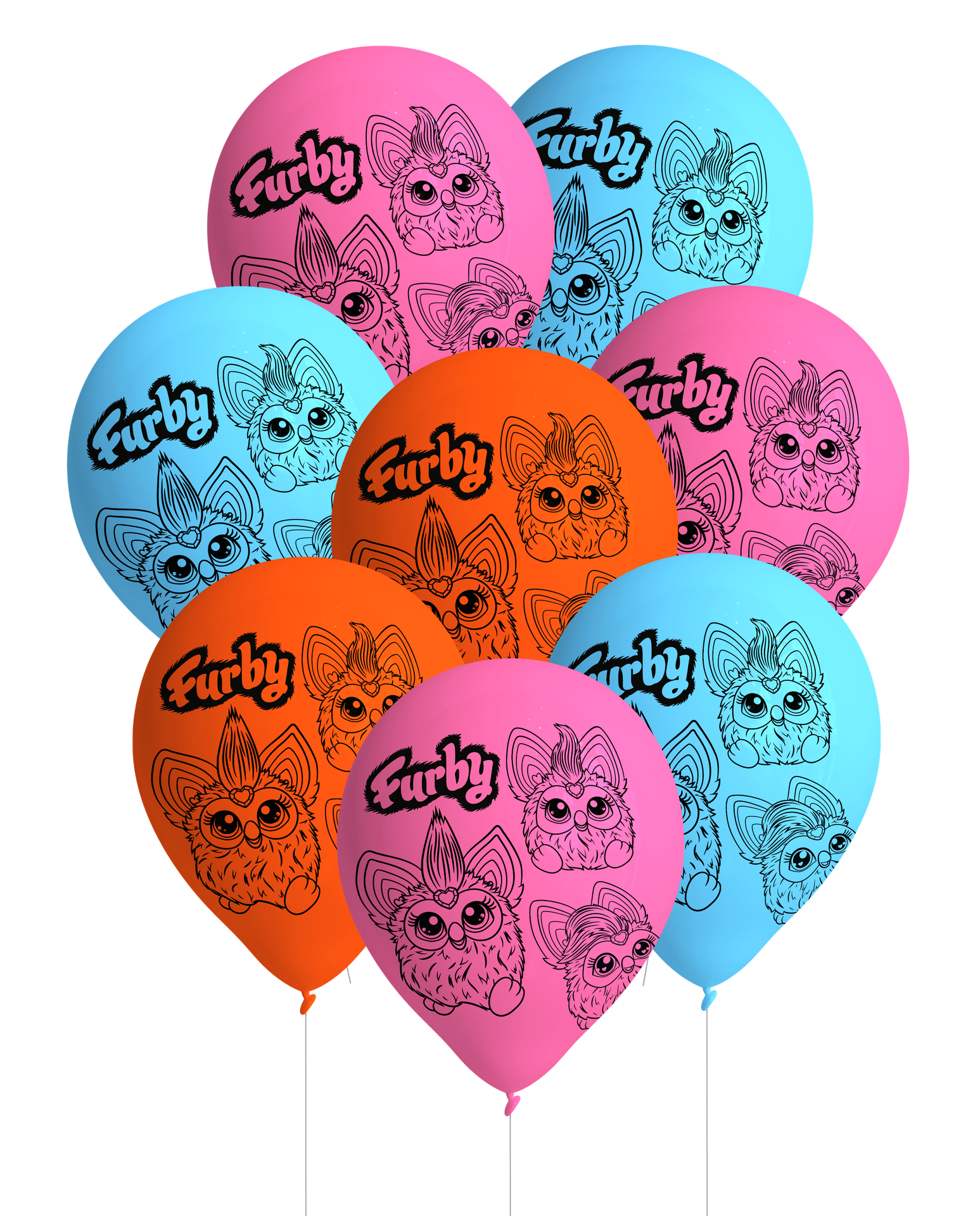 8 Globos Furby