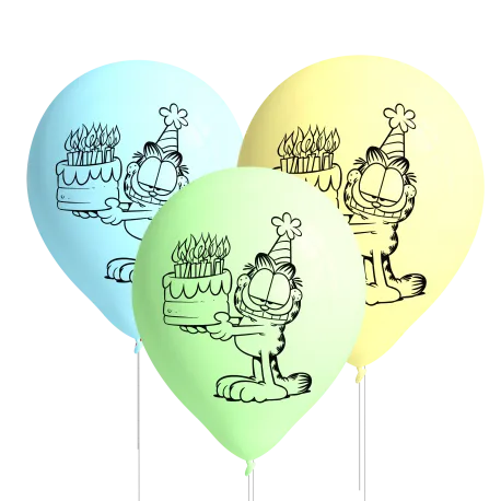 8 ballons en latex Garfield