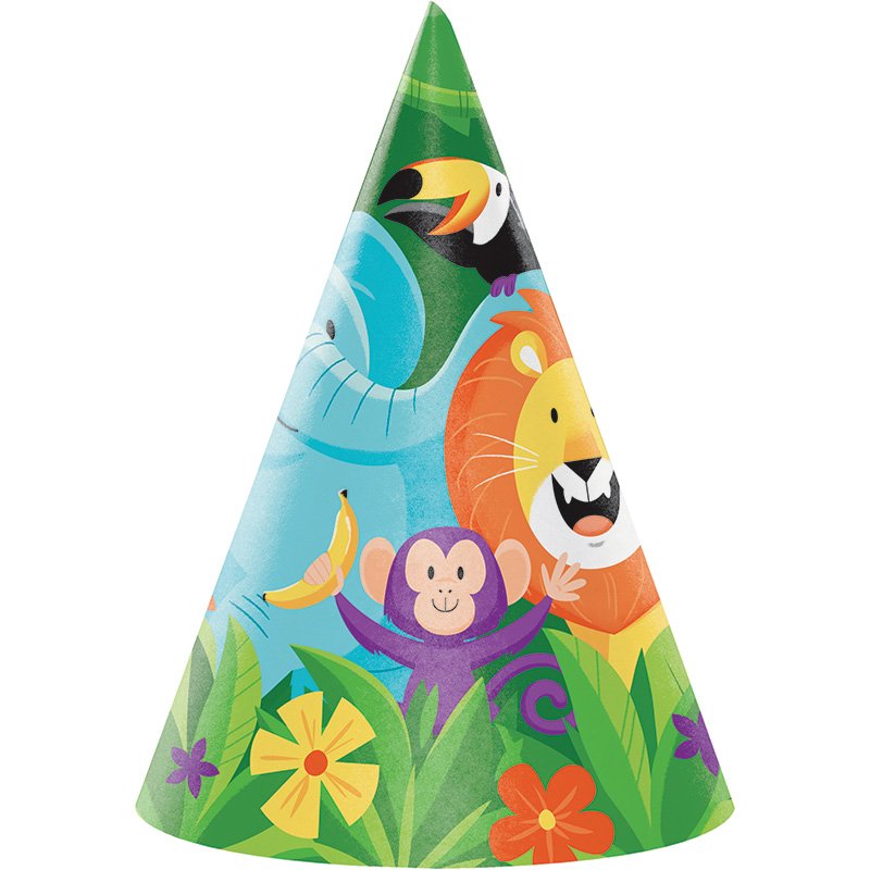 8 cappelli per bambini Jungle Safari