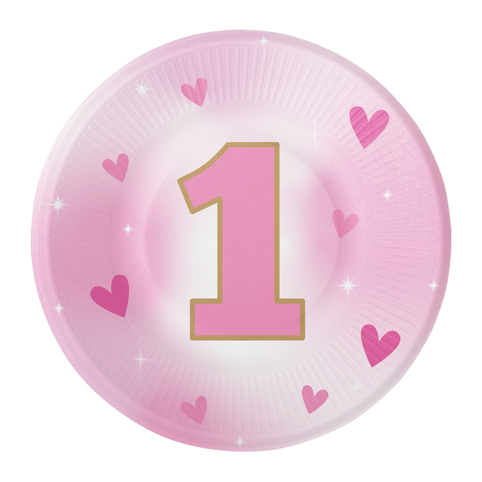 8 PLATOS 18 CM 1ER AÑO ONE LITTLE STAR - GIRL
