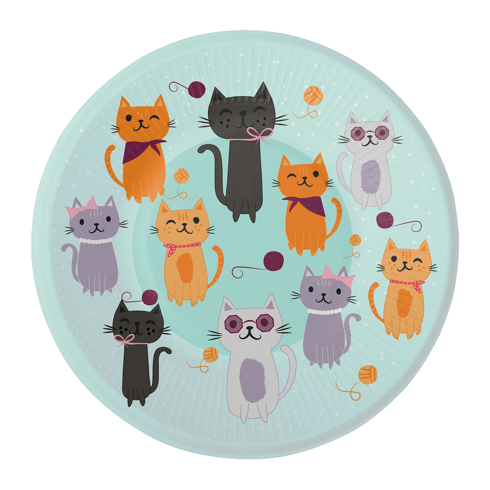 8 PIATTI 18 CM FESTA GATTI