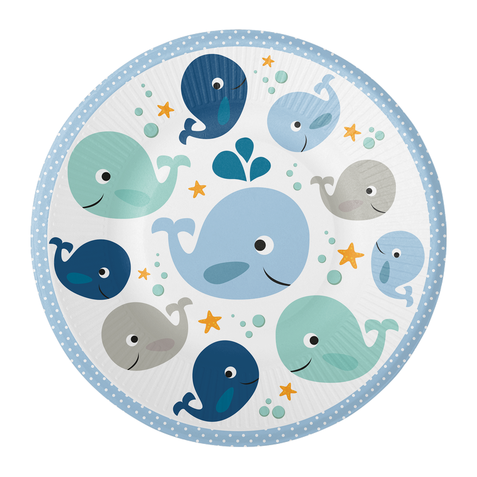 8 PLATOS 18 CM LIL WHALE