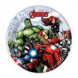 8 PLAQUES AVENGERS 20 CM