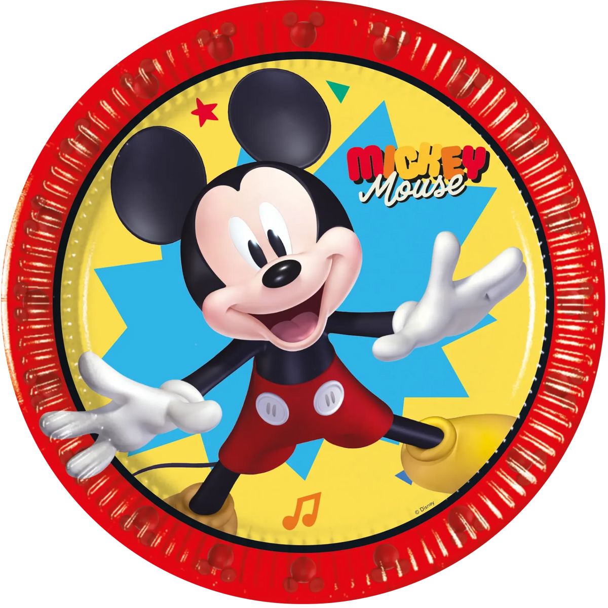 8 PLATOS 20 CM MICKEY FUN