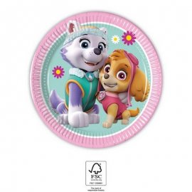 8 ASSIETTES PAW PATROL SKYE 20 CM
