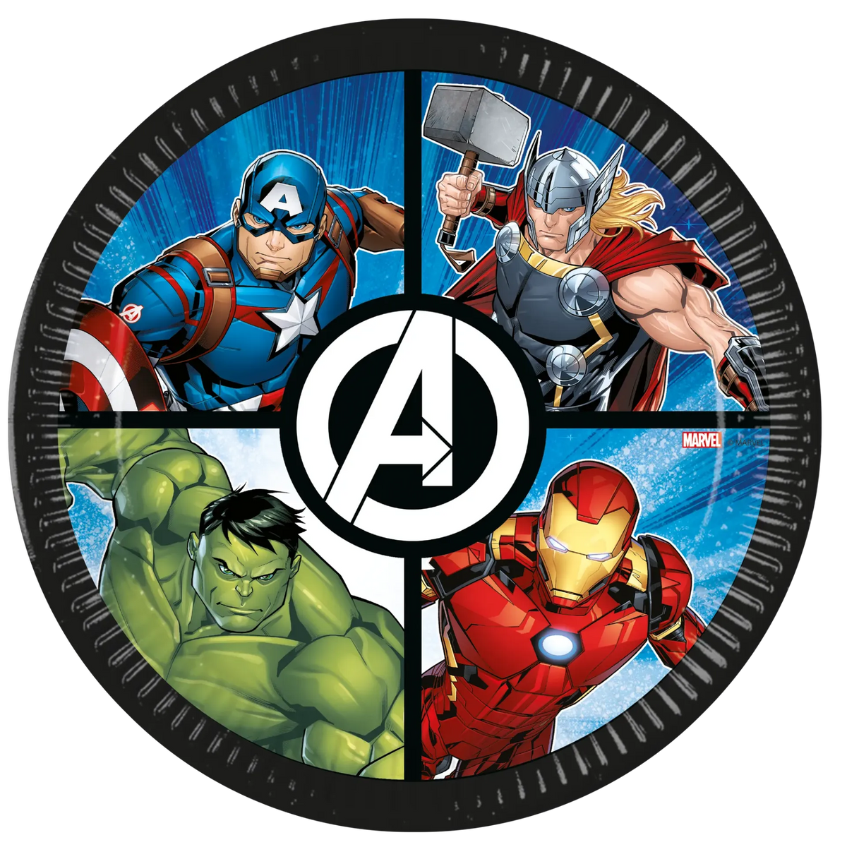 8 PLATOS 23 CM AVENGERS NEXT GENERATION
