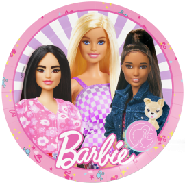8 PIATTI BARBIE 23 CM