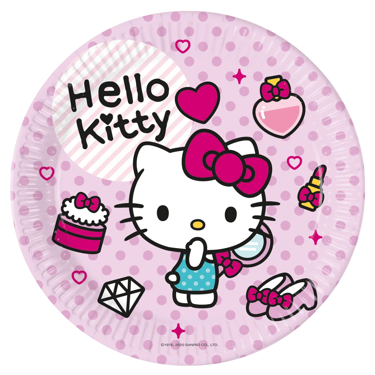 8 PIATTI 23 CM HELLO KITTY