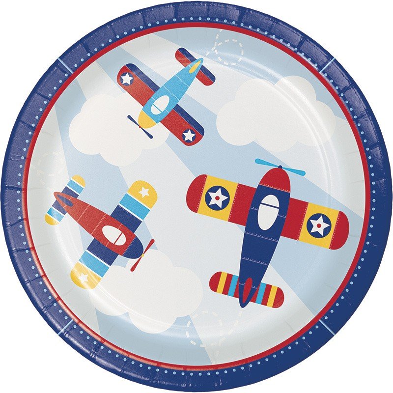 8 PIATTI 23 CM LIL' FLYER AEROPLANO