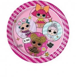 8 PLATOS 23 CM LOL SURPRISE