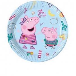 8 PLATOS 23 CM PEPPA PIG