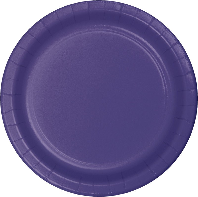 8 PLATOS 23 CM PURPLE