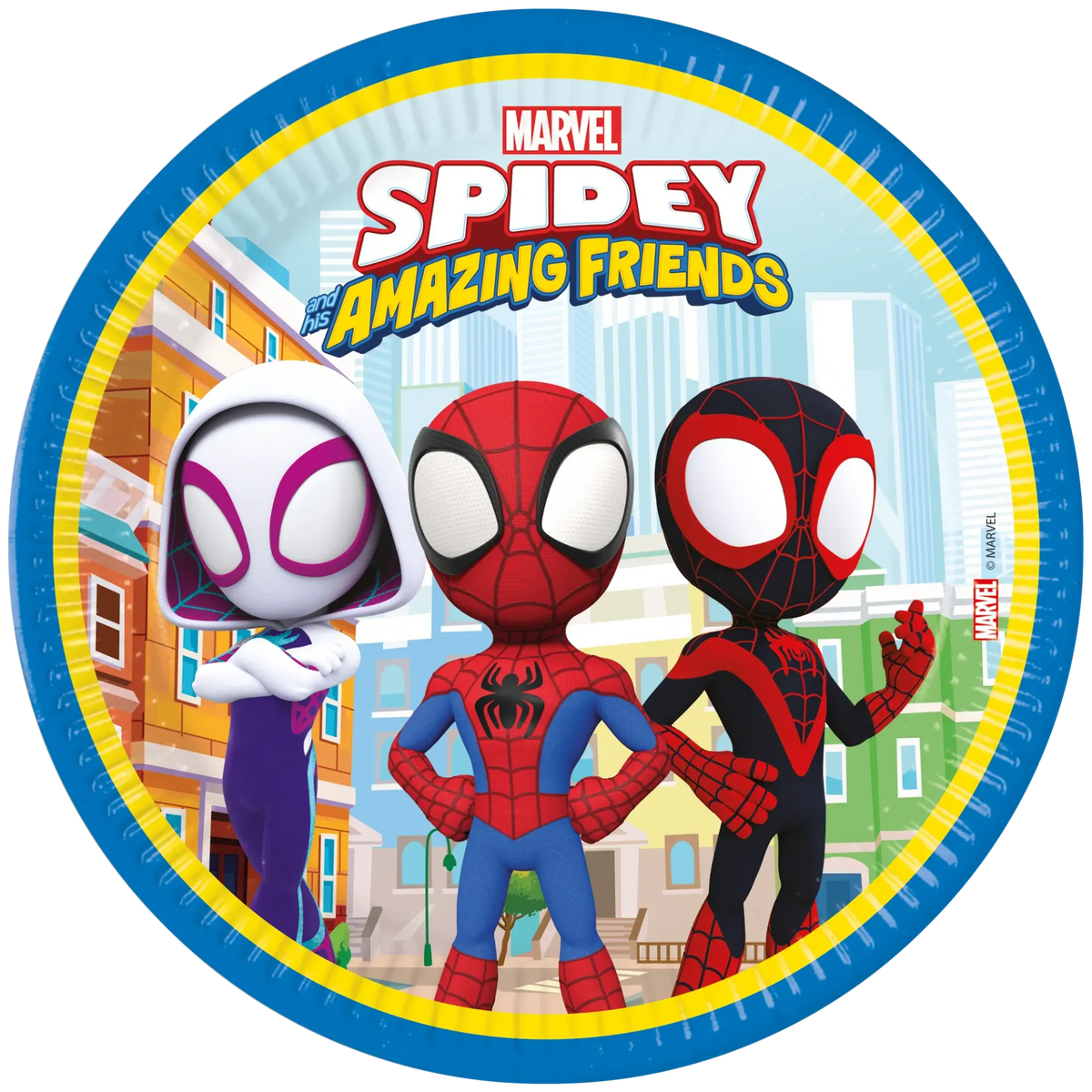 8 PLATOS 23 CM SPIDEY