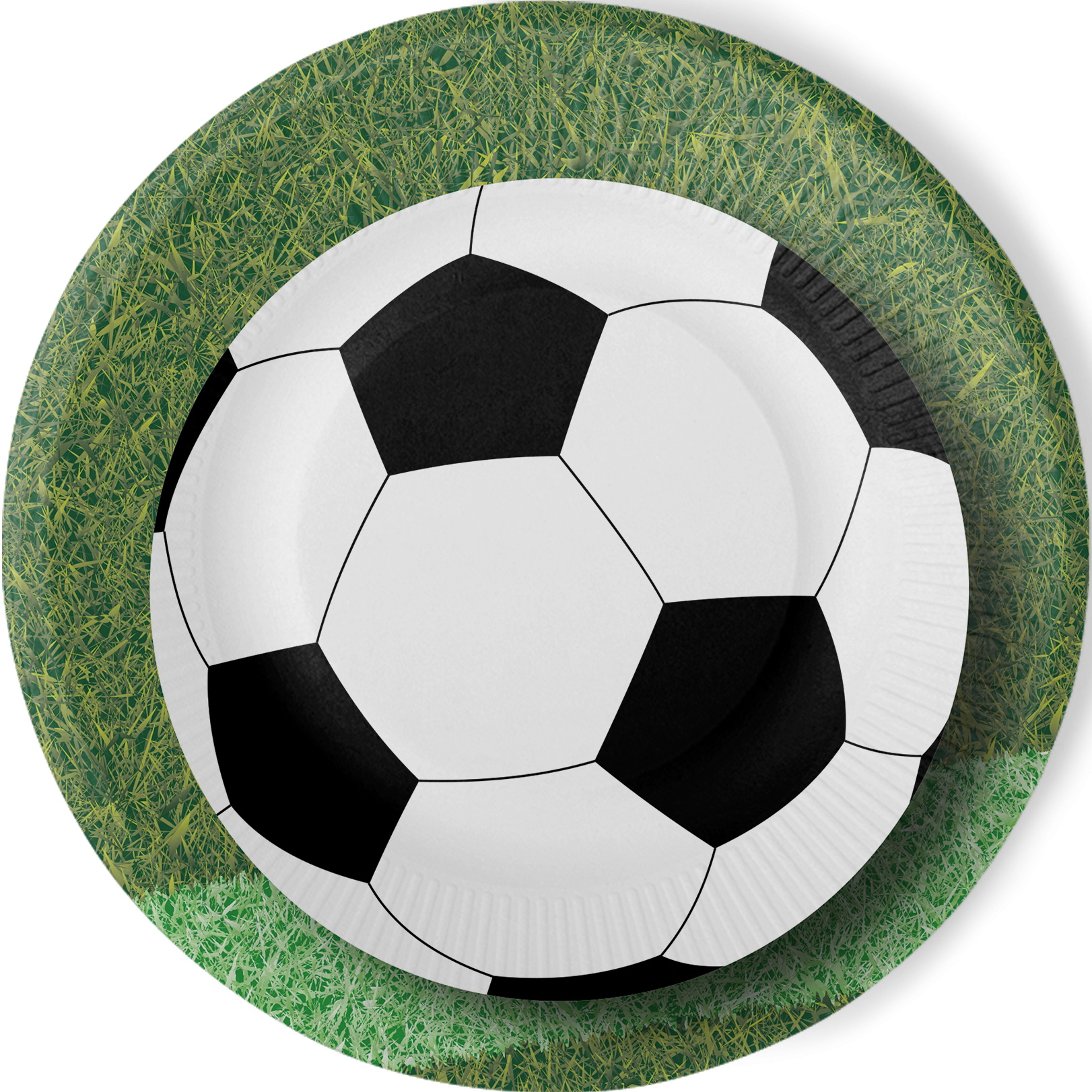 8 PLATOS 23 CM SPORTS FANATIC FÚTBOL