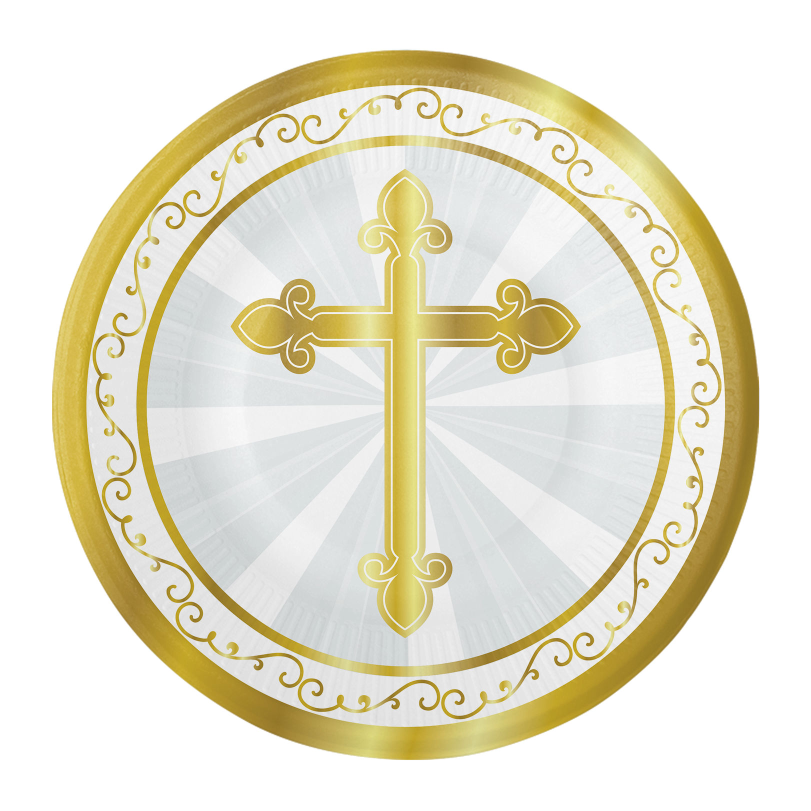 8 Platos 18 Cm Divinity Gold