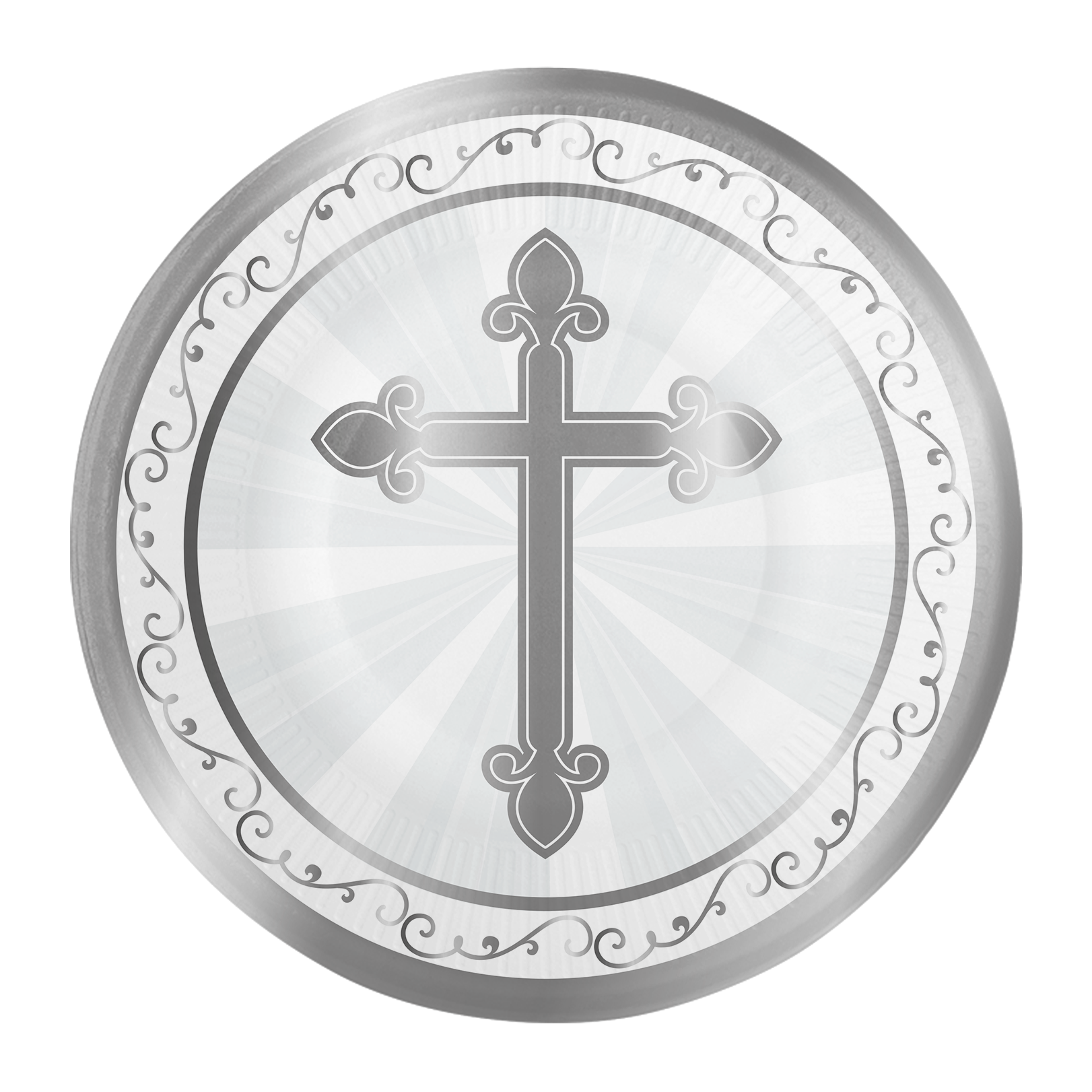 8 Platos 18 Cm Divinity Silver