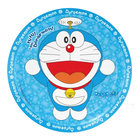 8 Platos 18 cm Doraemon