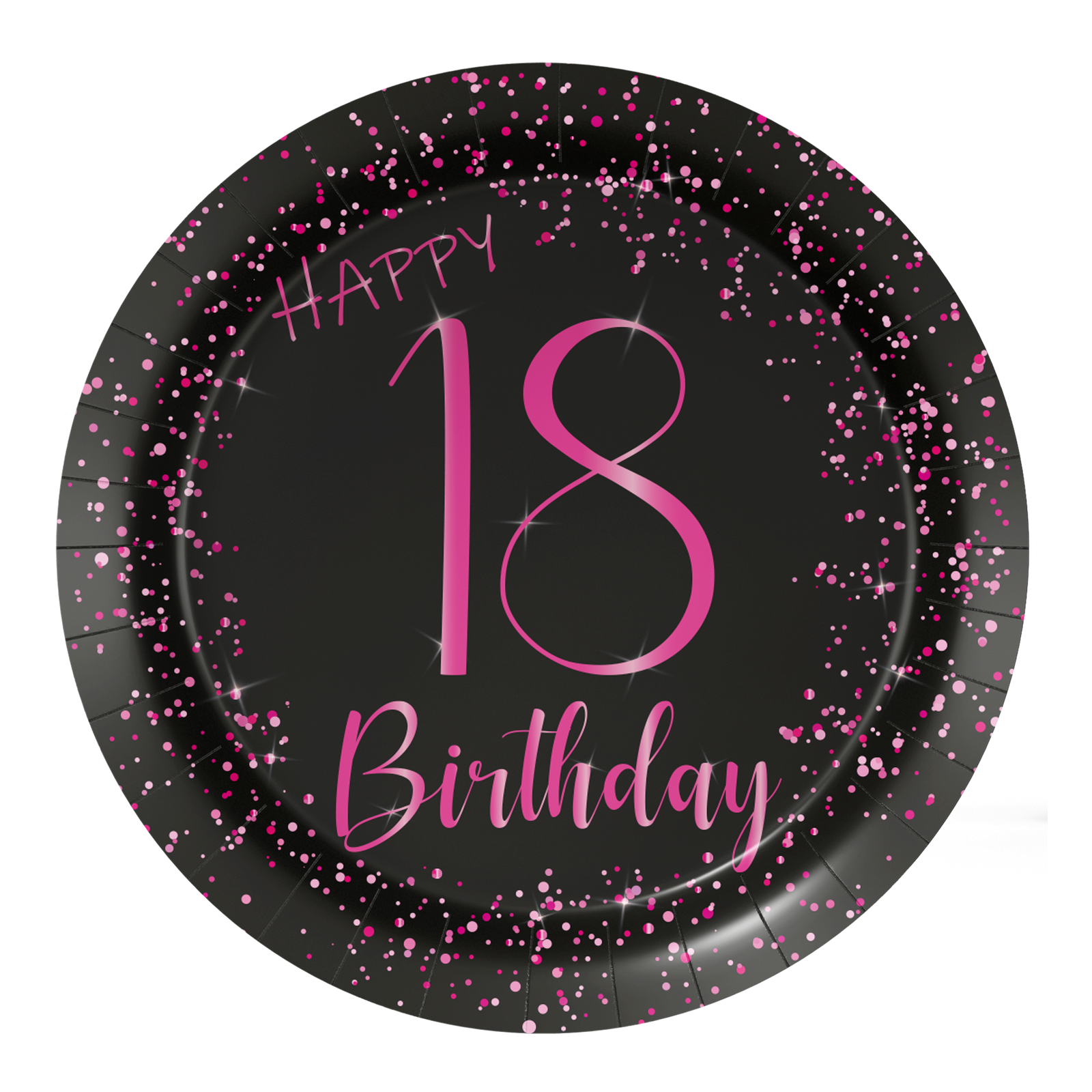 8 Piatti 18 cm Elegante Rosa 18 anni