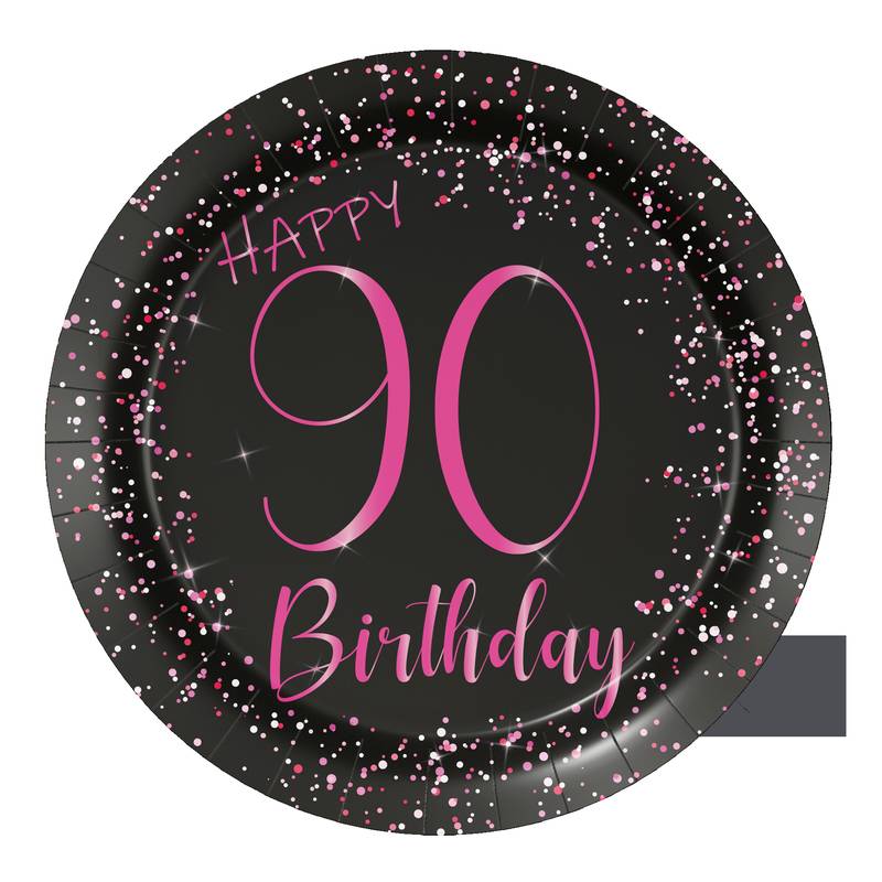 8 Platos 18 Cm Elegant Pink 90