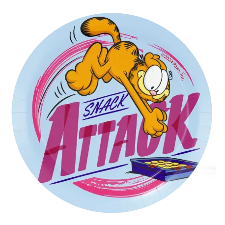 8 assiettes Garfield de 18 cm