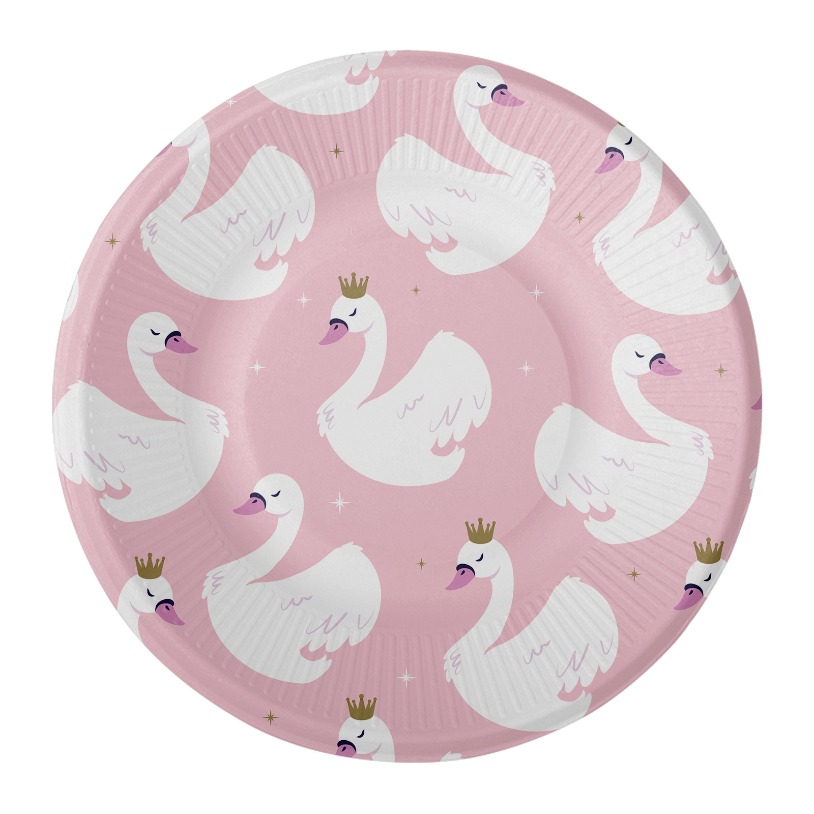 8 Piatti 18 cm STYLISH SWAN PARTY