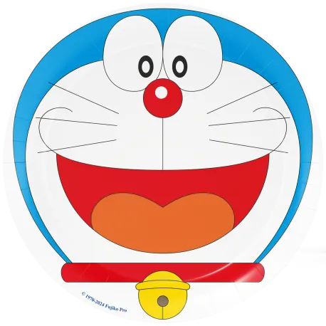 8 Platos 23 Cm Doraemon