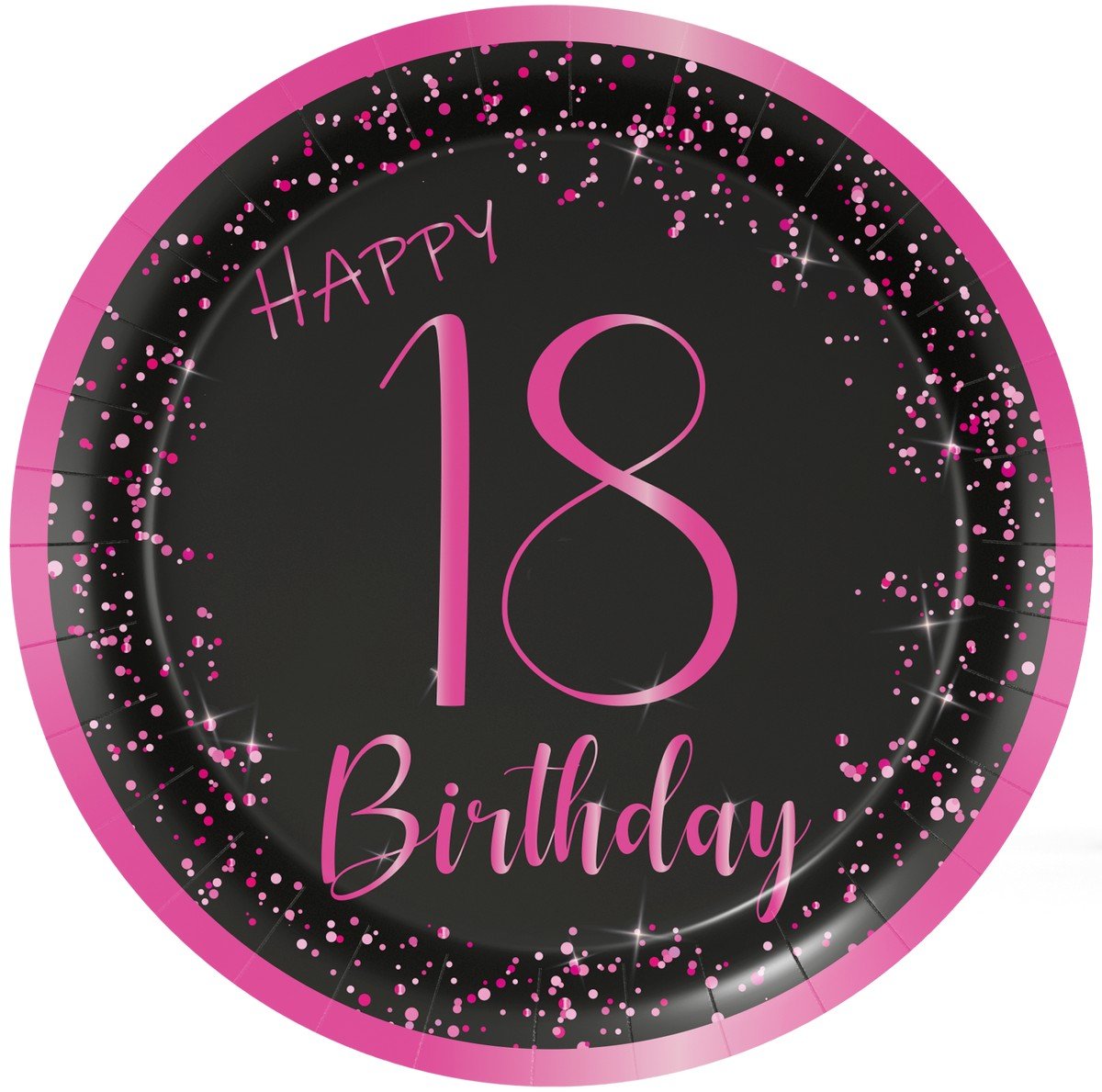 8 Platos 23 Cm Elegant Pink 18 años