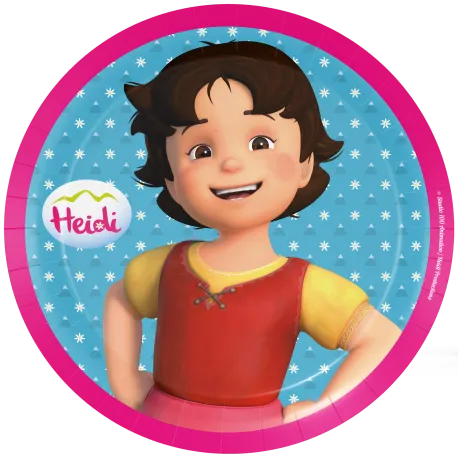 8 Platos 23 Cm Heidi