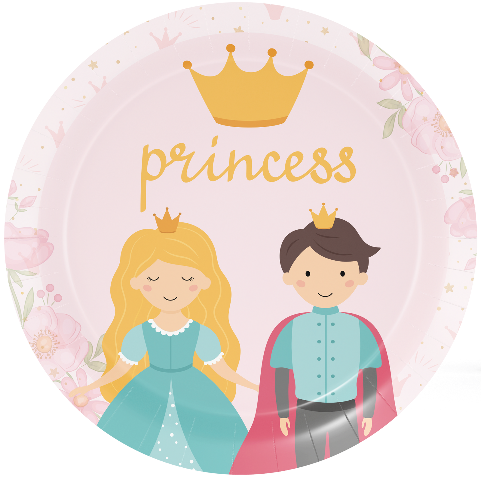 8 Platos 23 cm LITTLE PRINCESS