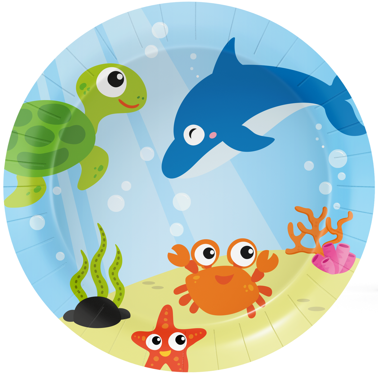 8 Piatti 23 cm OCEAN PARTY