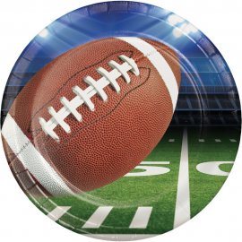 8 Platos 23 cm RUGBY Football Party