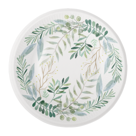 8 piatti Greenery Party 18 cm