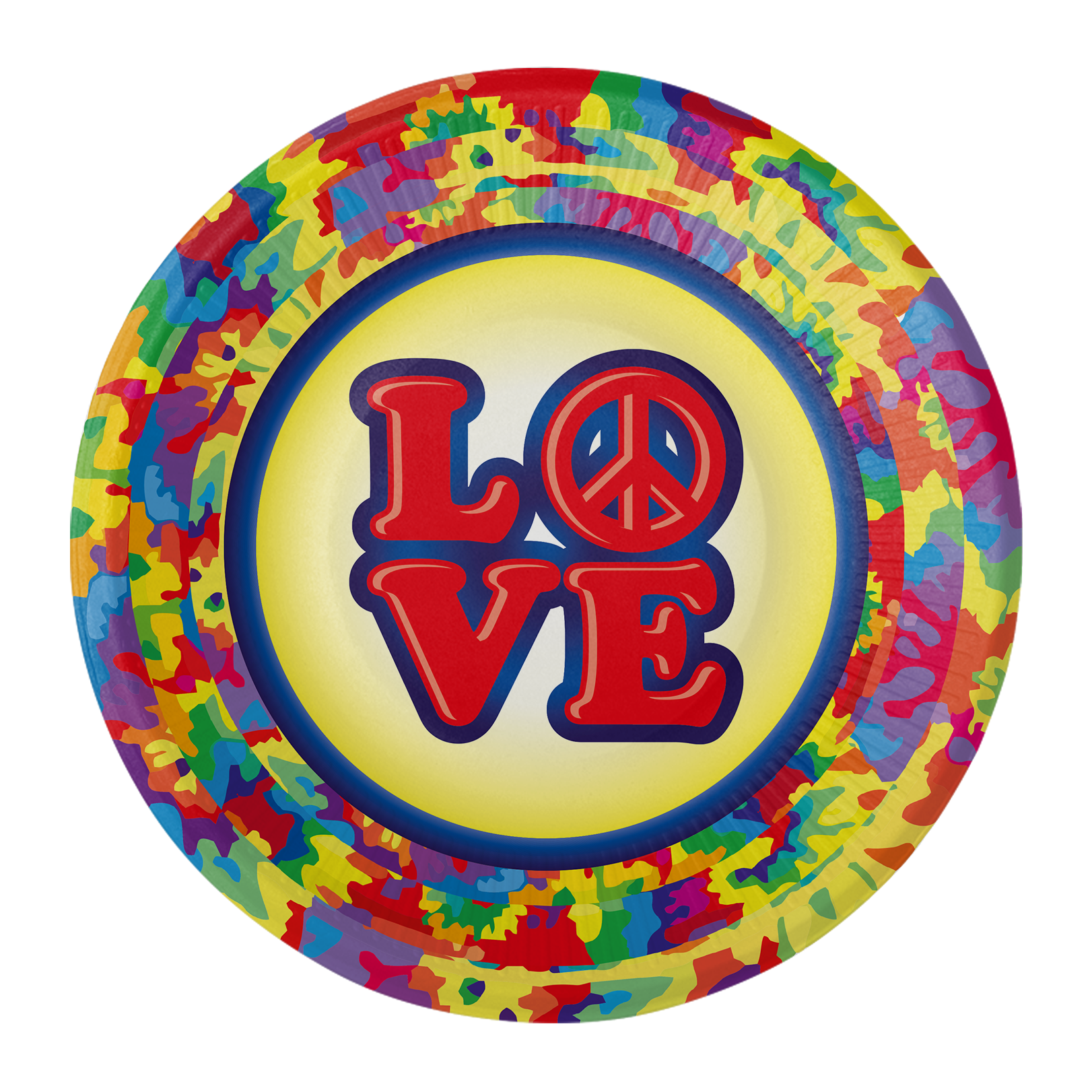 8 Platos Hippie 18 cm