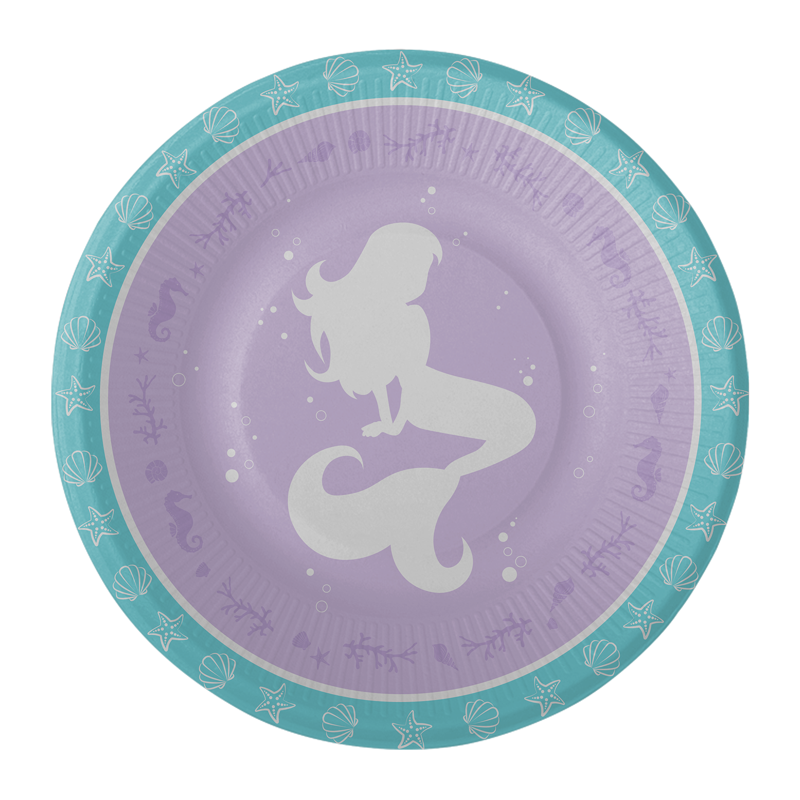 8 Platos Mermaid Shine 18 cm