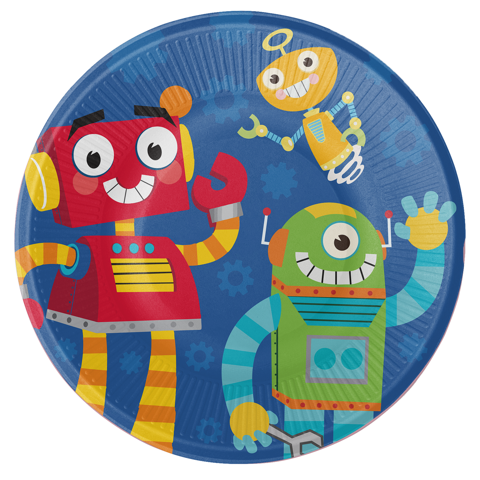8 Piatti Robot 23 cm