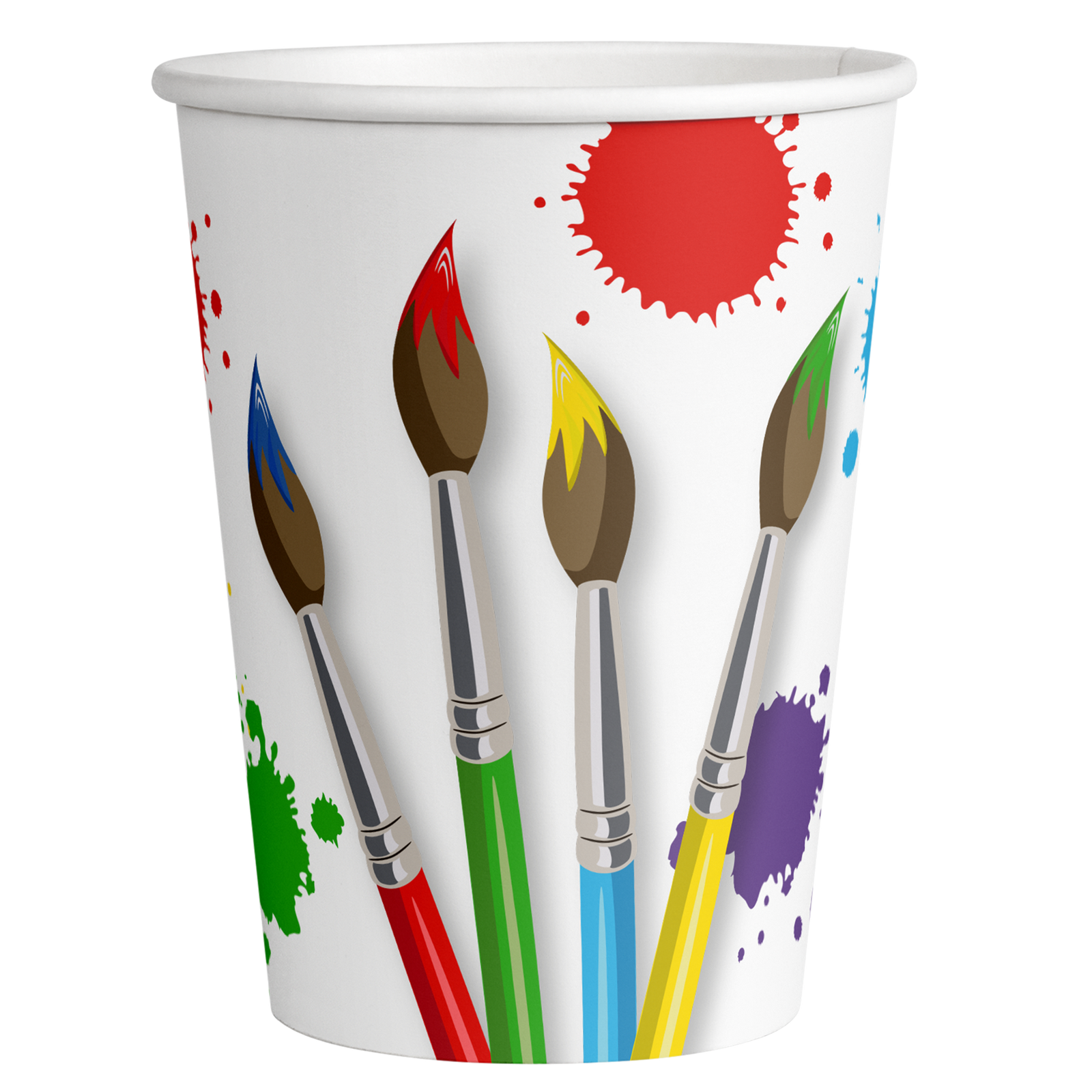 8 VASOS 250 ML ART PARTY
