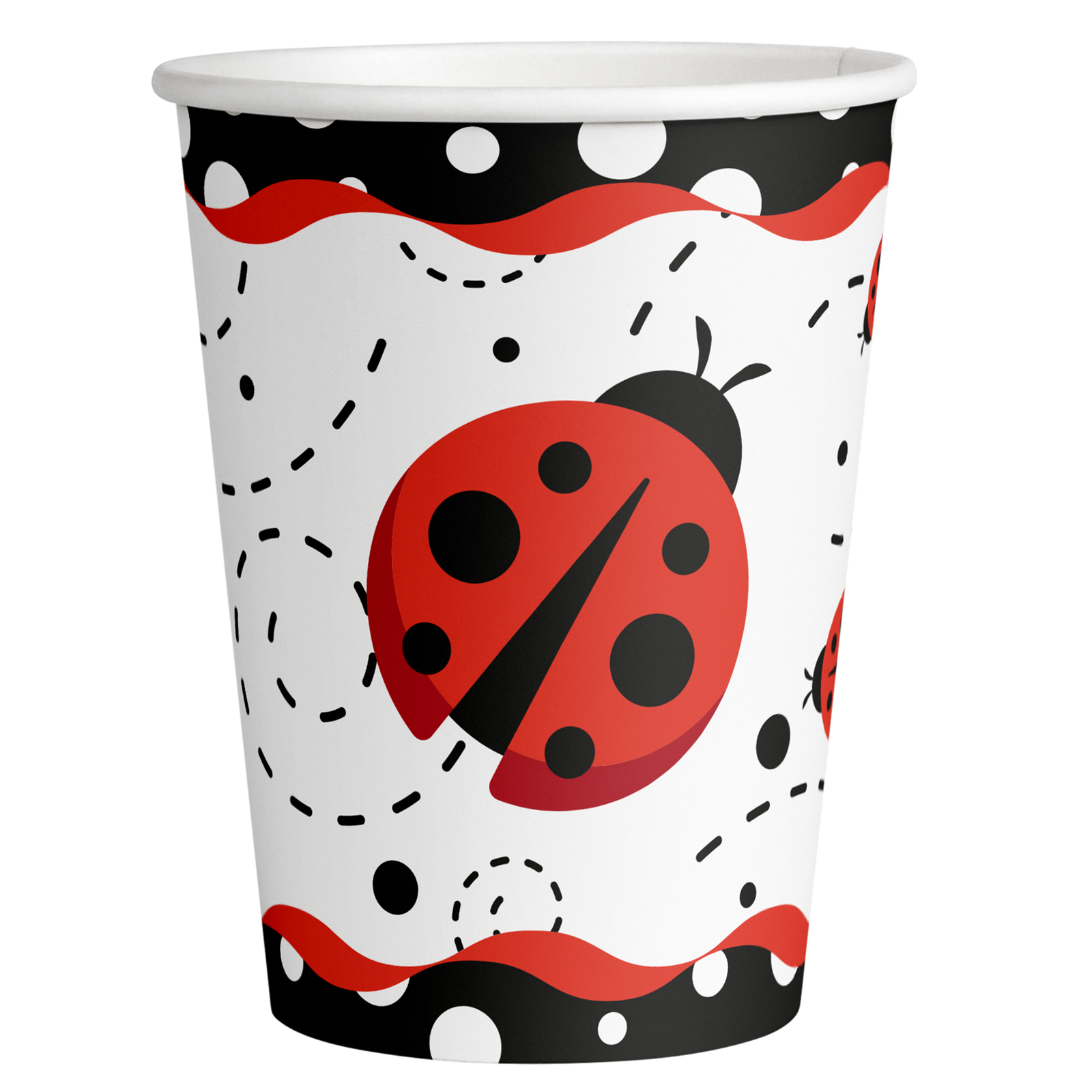 8 TAZZE COCCINELLA FANCY DA 250ML