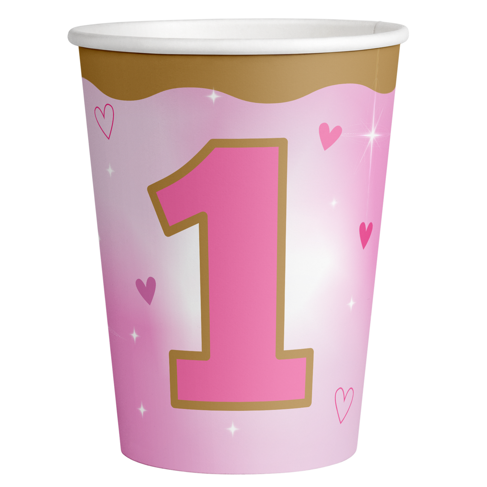 8 VASOS 250 ML ONE LITTLE STAR - GIRL