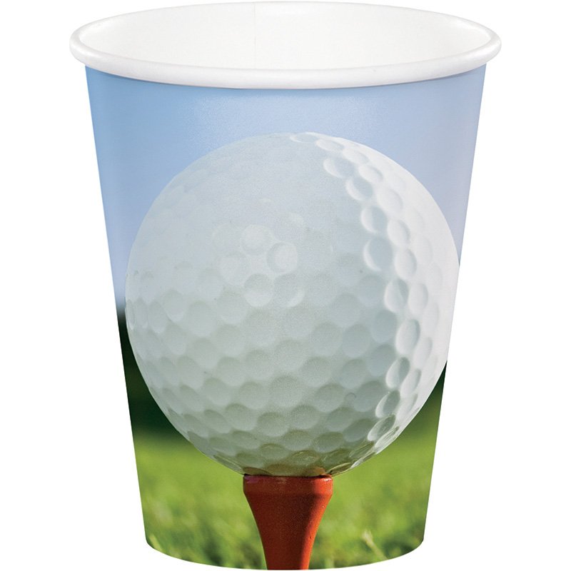 8 gobelets de golf Sports Fanatic de 250 ml