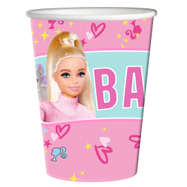 8 VASOS BARBIE 250 ml