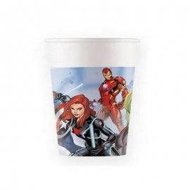 8 BICCHIERI DI CARTA AVENGERS