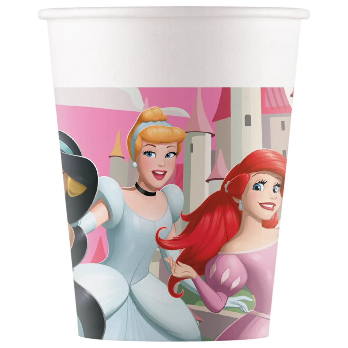 8 VASOS DE PAPEL PRINCESAS DISNEY WORLD